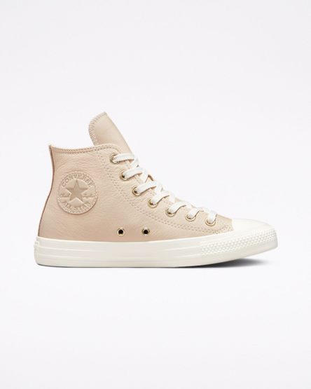 Dámské Boty Vysoké Converse Chuck Taylor All Star Earthy Neutrals Meruňka Světle Zlaté | CZ FCOB25